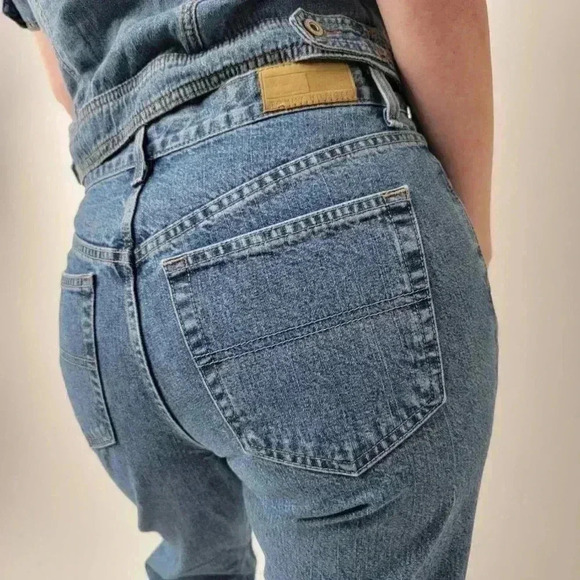 Vintage 90s Tommy Hilfiger High Rise Waist Grunge Mom Jeans - 6 - Picture 5 of 7